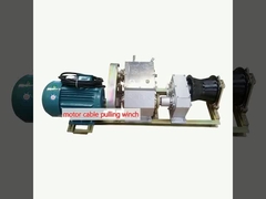 motor cable pulling winch