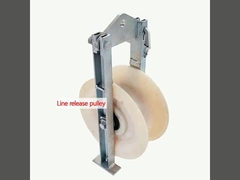 Line release pulley