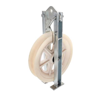 Single Wheel Conductor Stringing Blocks 5KN-20KN Wire Stringing Blocks