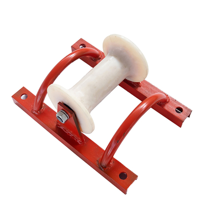 5KN 10KN Straight Cable Roller Steel Frame Cable Roller Straight