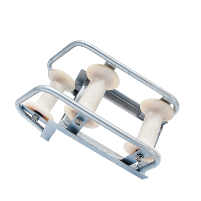 Bending Radius 450mm Three Wheel Pulley Protecting Tackle With Three Wheels