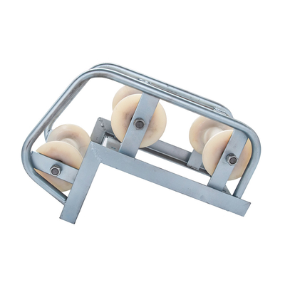 Bending Radius 450mm Three Wheel Pulley Protecting Tackle With Three Wheels