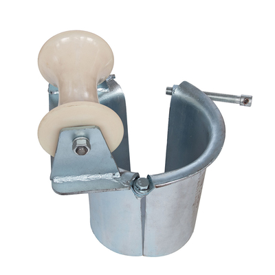 Cable Pulling Rollers Protecting Tackle Single Wheel Pulley