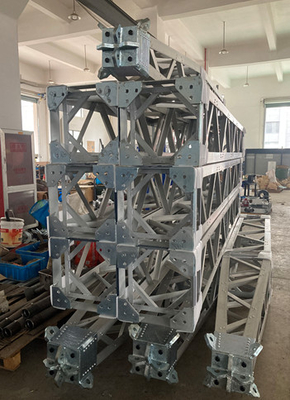 Alloy Aluminum Gin Pole Lift 23KN 19KN 16KN Inner Suspended