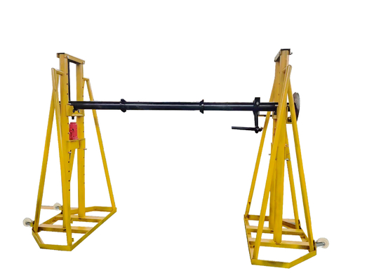 50KN Hydraulic Cable Drum Jack 5 Ton Cable Drum Lifting Hydraulic Jack