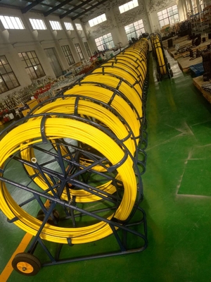 120m-300m FRP Duct Rodder Fiberglass Conduit Rodder For Plastic Pipe Laying