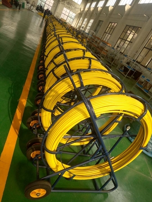 120m-300m FRP Duct Rodder Fiberglass Conduit Rodder For Plastic Pipe Laying