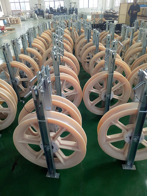 5KN Conductor Stringing Blocks Aluminum Casing Wire Stringing Blocks