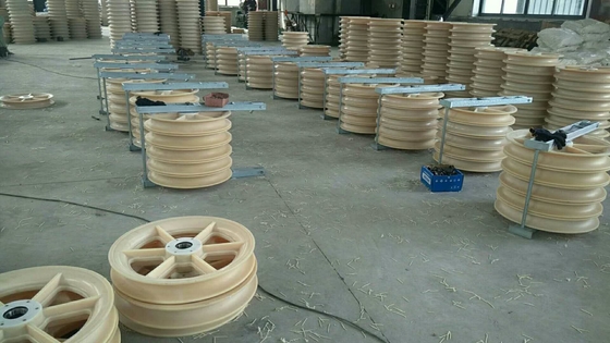 Large Diameter Conductor Pulley Block 20KN 40KN 60KN Rated Load