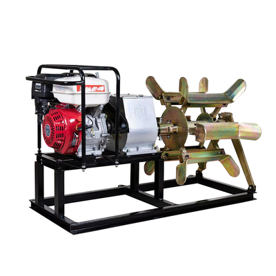 Blade Type Gasoline Cable Pulling Winch Machine Pay Off And Take Up Winch Machine