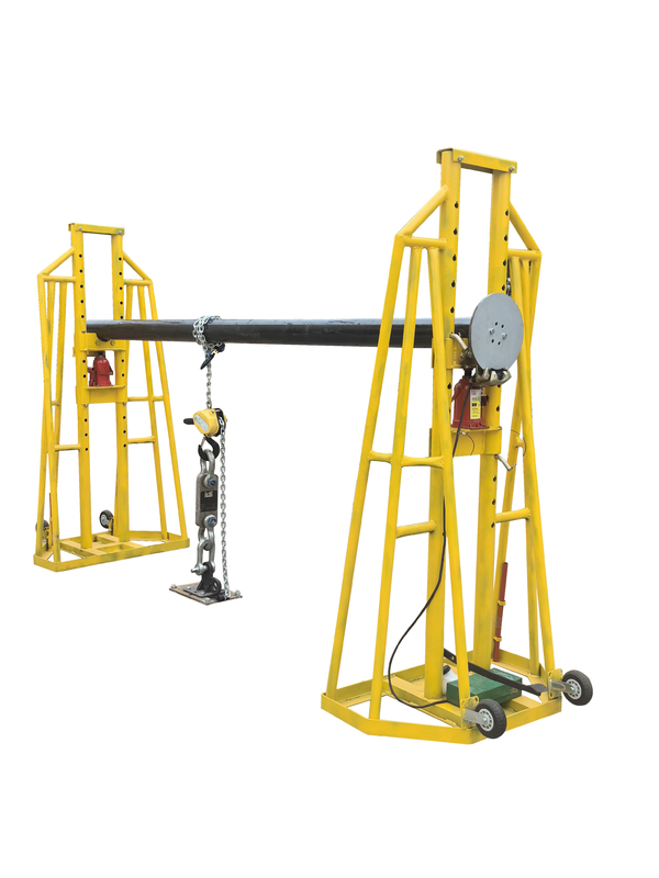 50KN Hydraulic Cable Drum Jack 5 Ton Cable Drum Lifting Hydraulic Jack