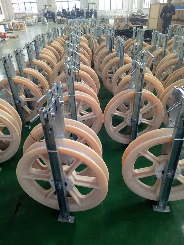 5KN Conductor Stringing Blocks Aluminum Casing Wire Stringing Blocks