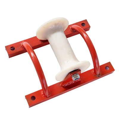 5KN 10KN Straight Cable Roller Steel Frame Cable Roller Straight