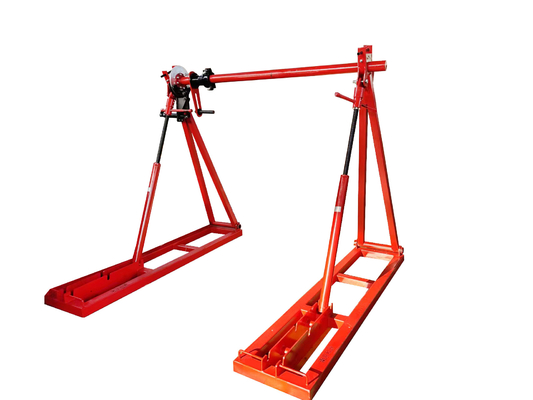 650mm-1250mm Cable Drum Lifting Hydraulic Jack Mechanical 30KN 50KN