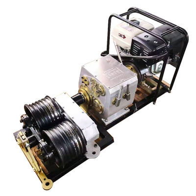 5T Double Drum Engine Powered Winch long life